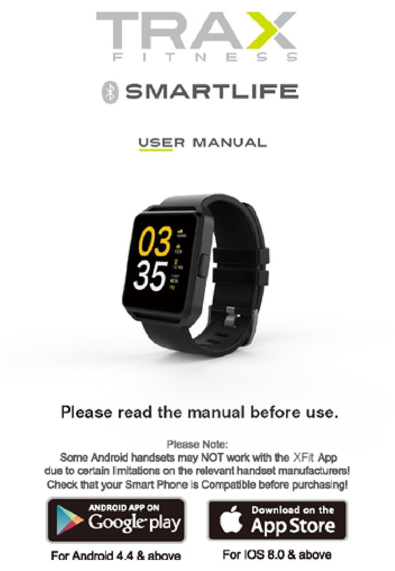 TRAX FITNESS SMARTLIFE user manual