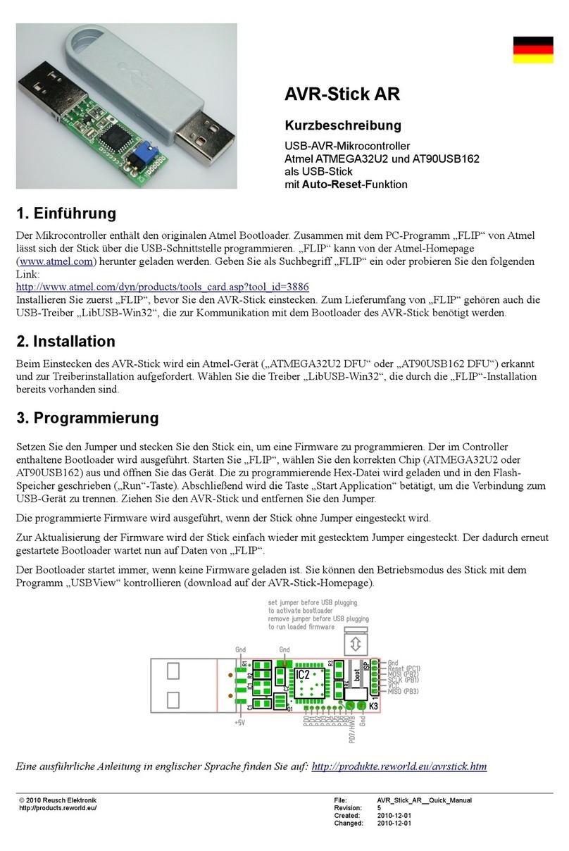 Atmel AT90USB162 User manual Atmel AT90USB162 User manual