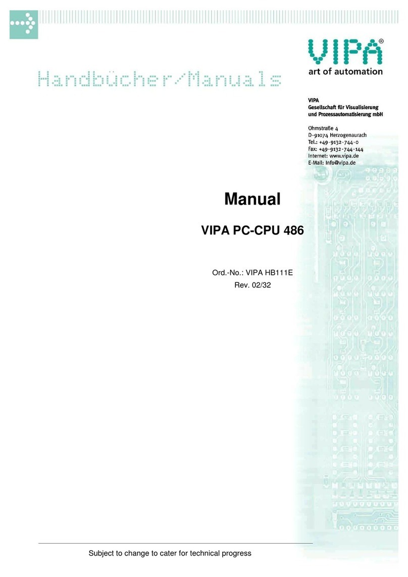 VIPA PC-CPU 486 DPM User manual