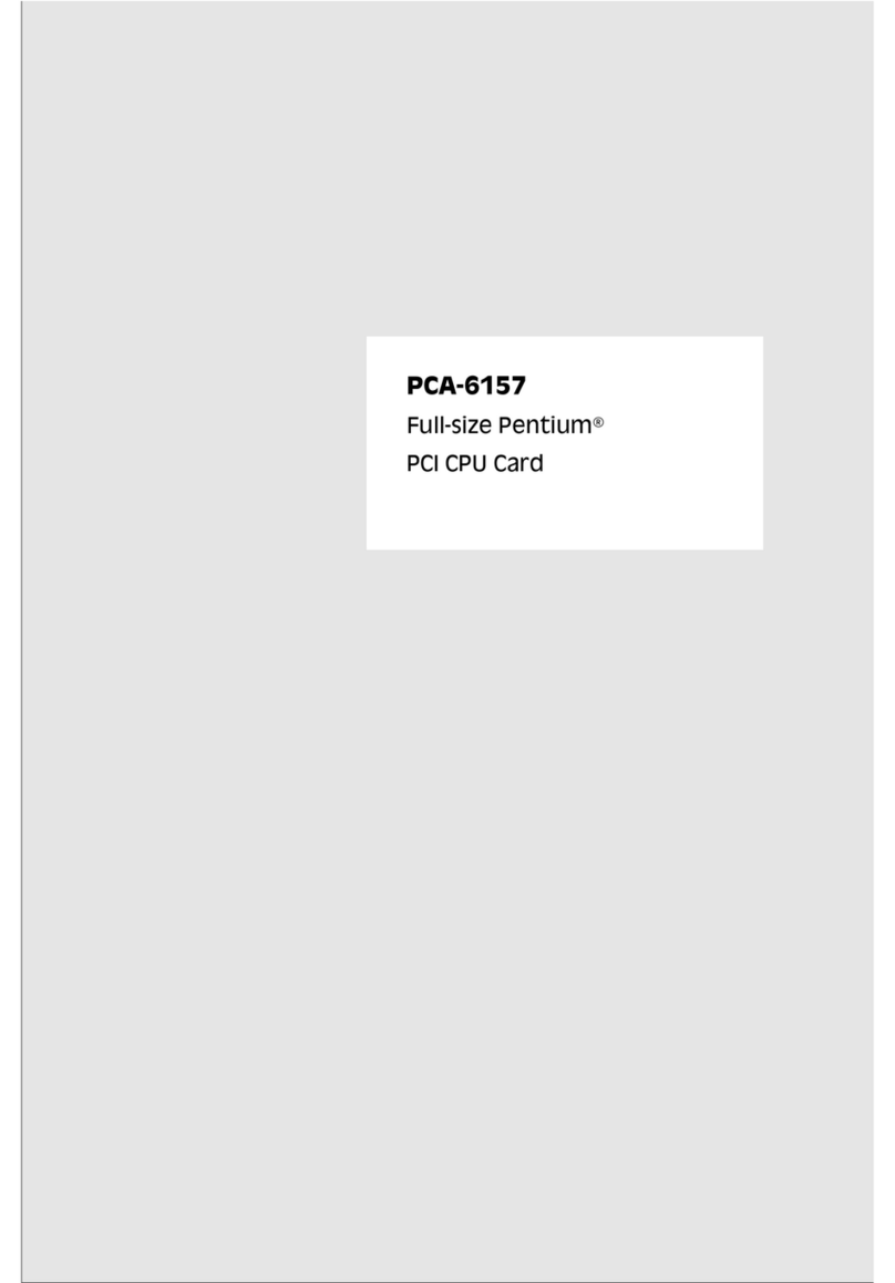 Advantech PCA-6157 User manual