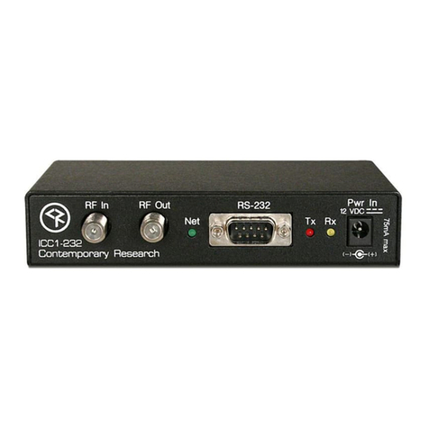 Contemporary Research ICC1-232 product manual