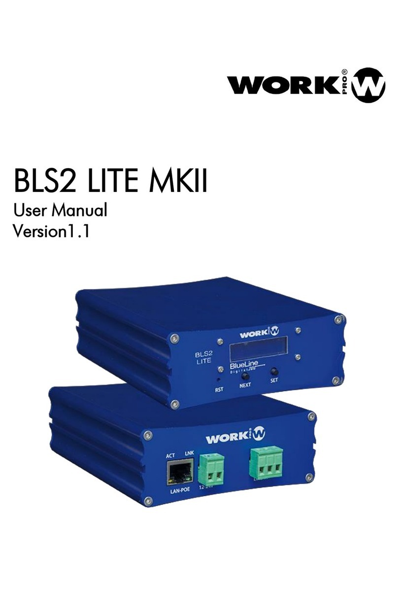 WorkPro BLS2 LITE MKII user manual