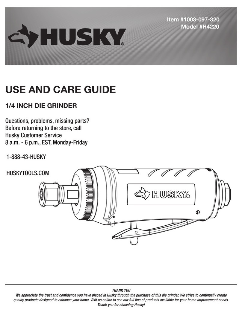 Husky H4220 Use and care guide