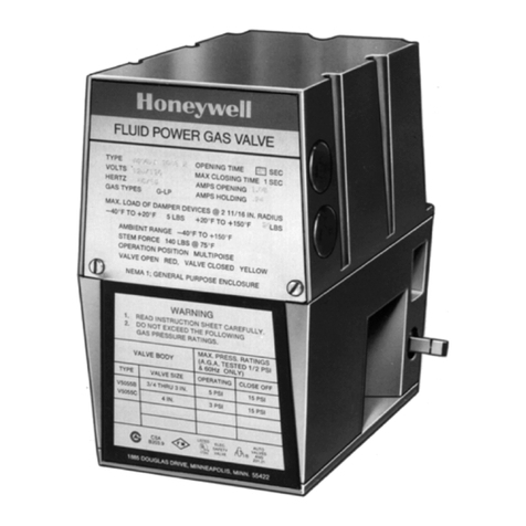 Honeywell V4062A User manual