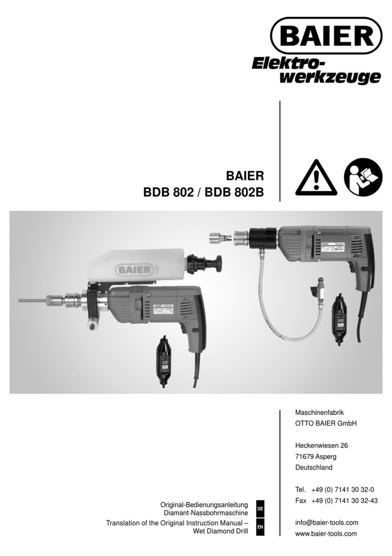 Baier BDB 802 Original instruction manual