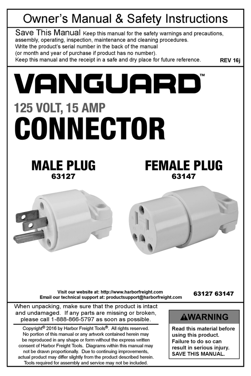Vanguard 63147 Owner's manual & safety instructions