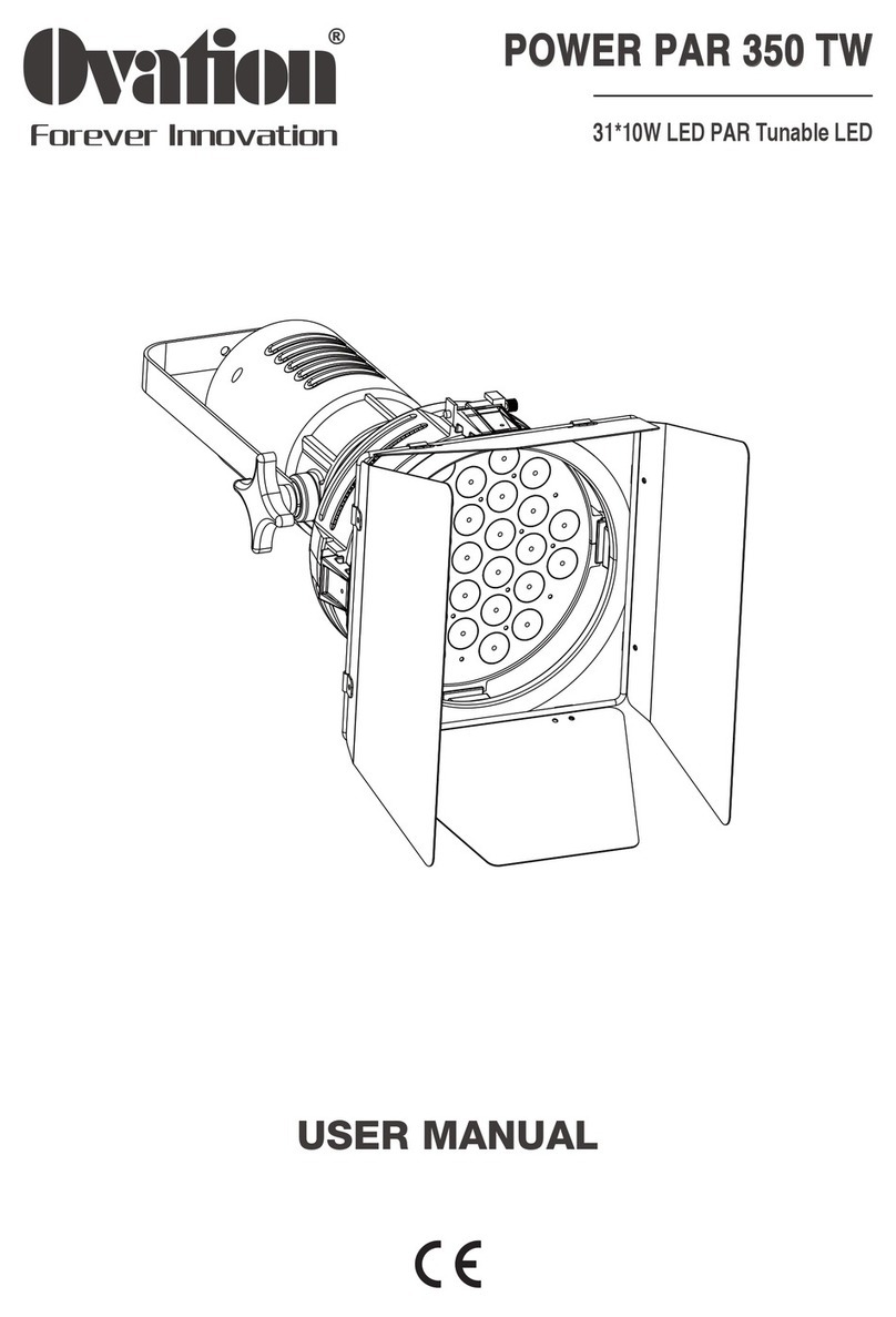 Ovation POWER PAR 350 TW user manual