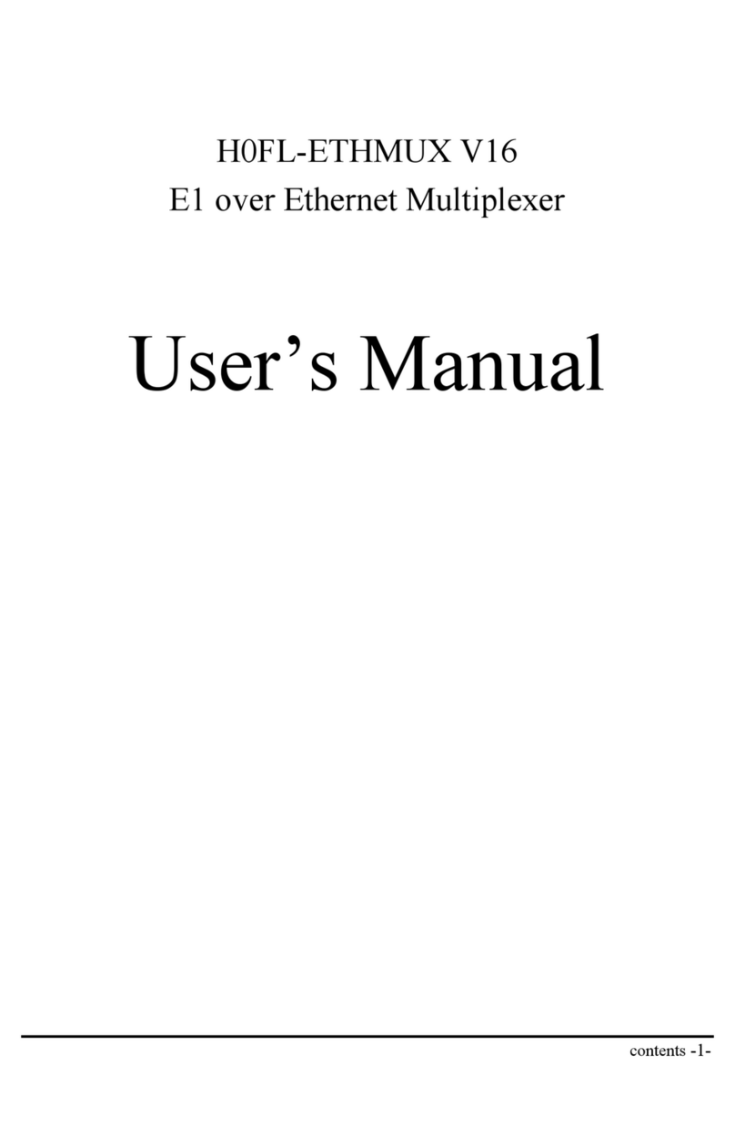 Huahuan Electronics H0FL-ETHMUX V16 user manual