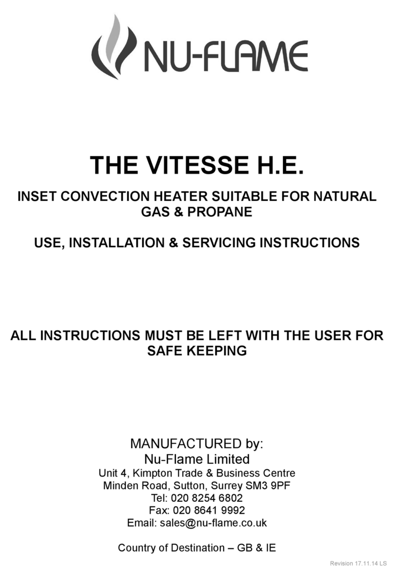 Nu-Flame Vitesse H.E. User guide
