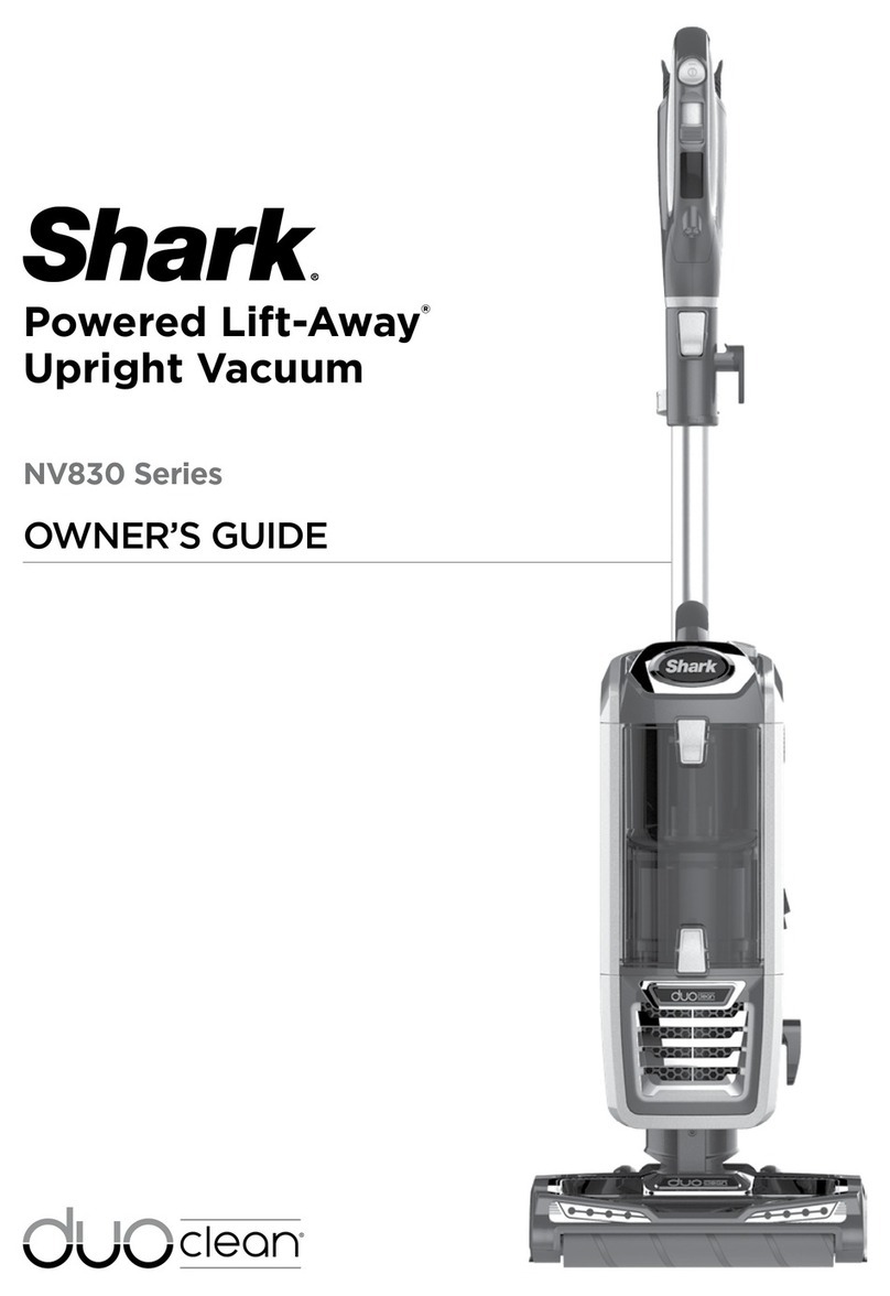 Shark NV830 Series User manual