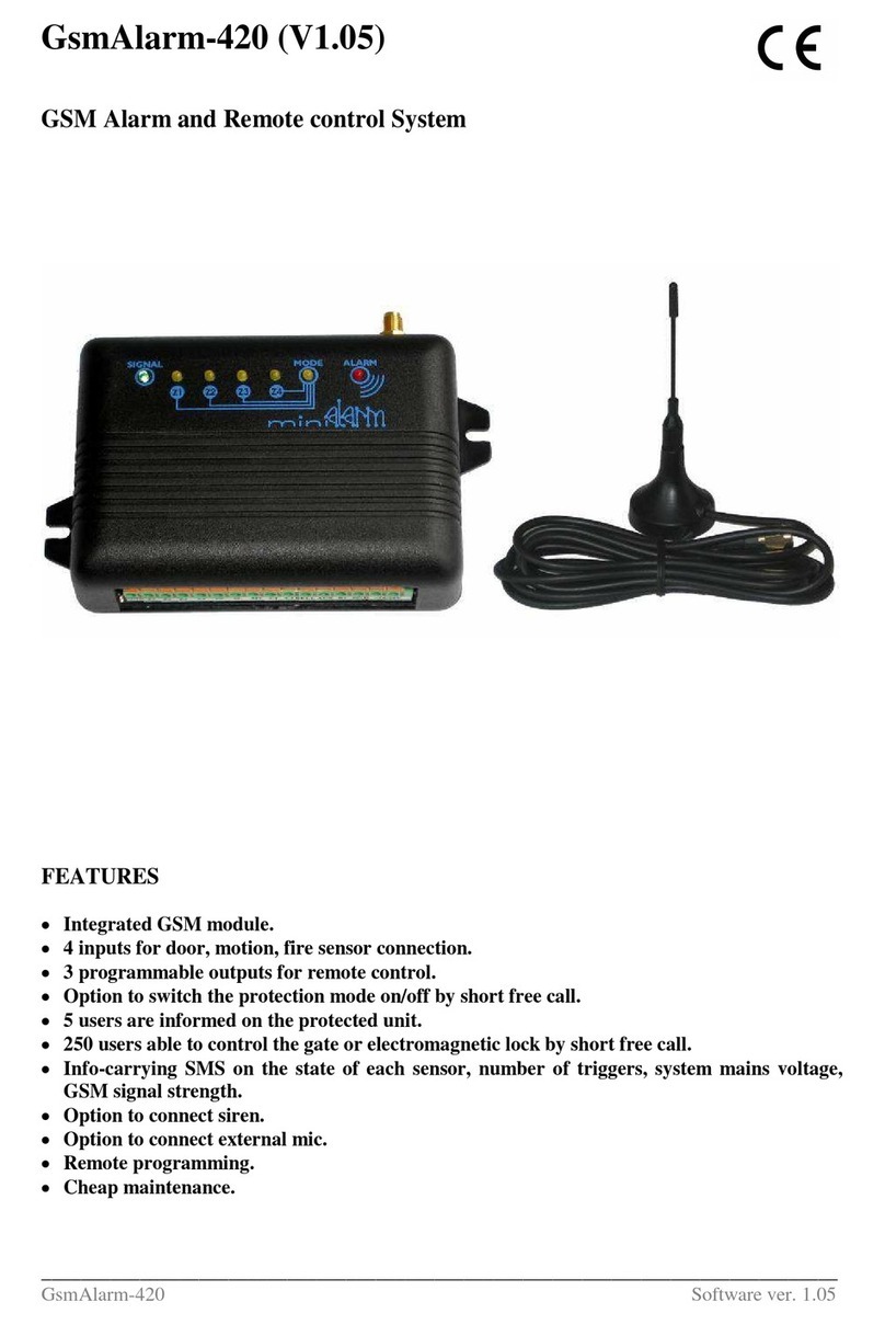 ELT GsmAlarm-420 manual