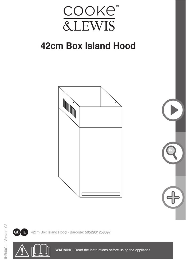Cooke & Lewis IHB40CL User handbook