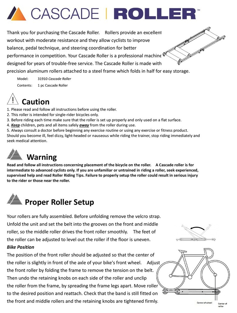 Cascade Roller 31910 owner's manual