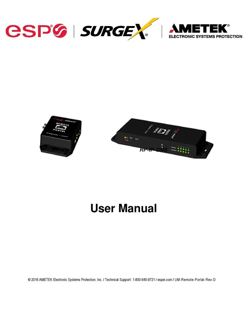 SurgeX RP-IP user manual