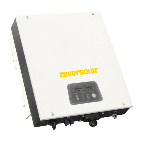 Zeversolar Eversol TL1000-20 Installation and operating instructions