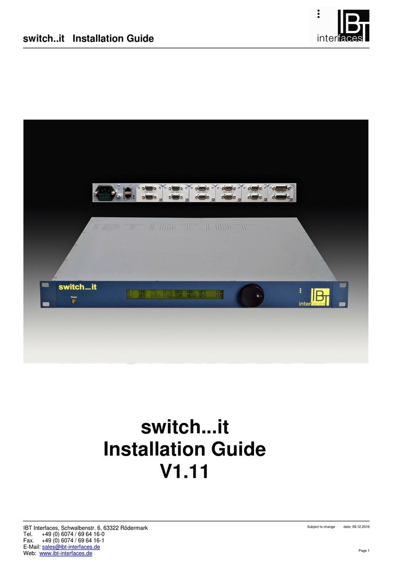IBT SWITCH..IT installation guide