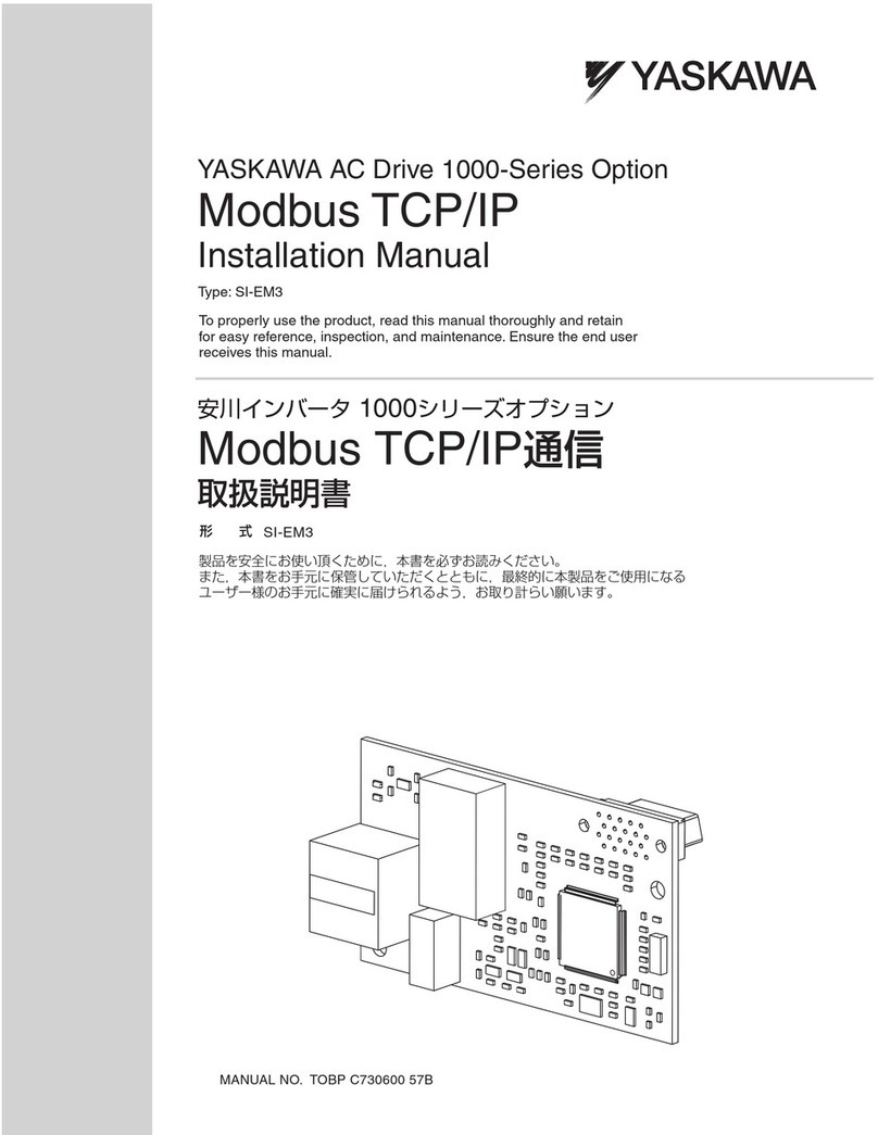YASKAWA SI-EM3 User manual