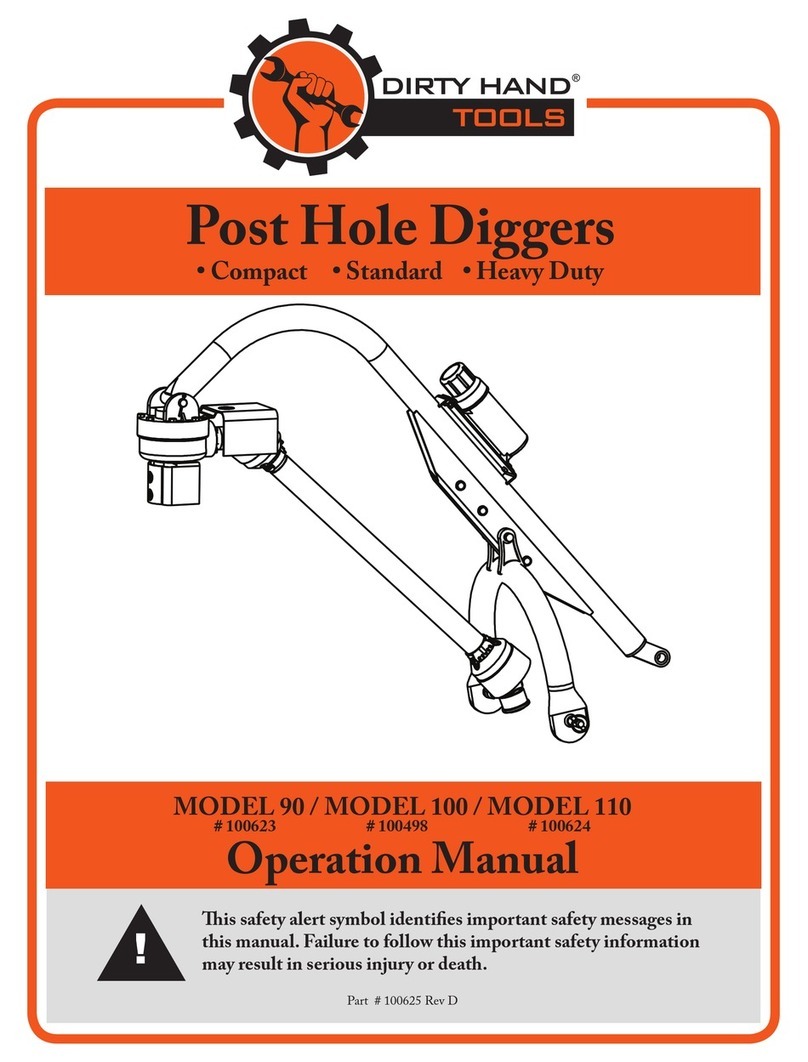 Dirty Hand Tools 90 Operation manual