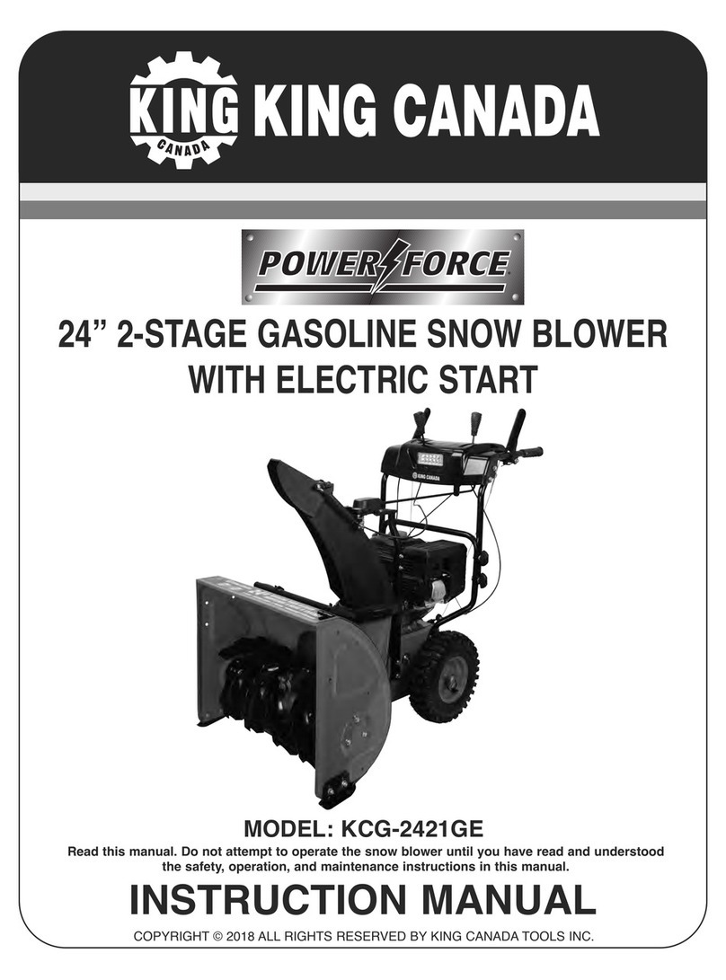 King Canada Power Force KCG-2421GE instruction manual