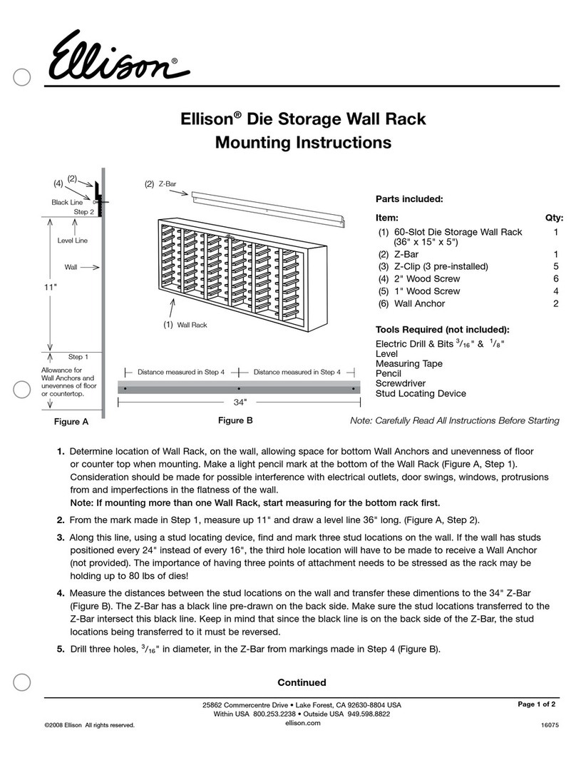 Ellison 16580 Mounting instructions Ellison 16580 Mounting instructions
