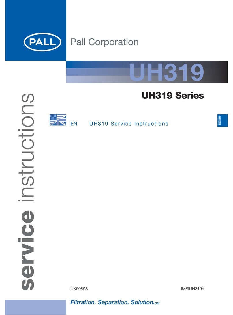 Pall UH319C Series Service instructions