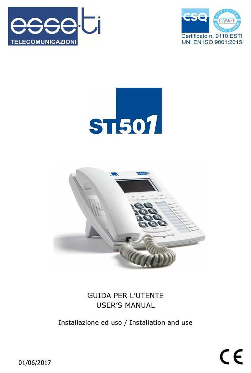 Esse-ti ST501 user manual