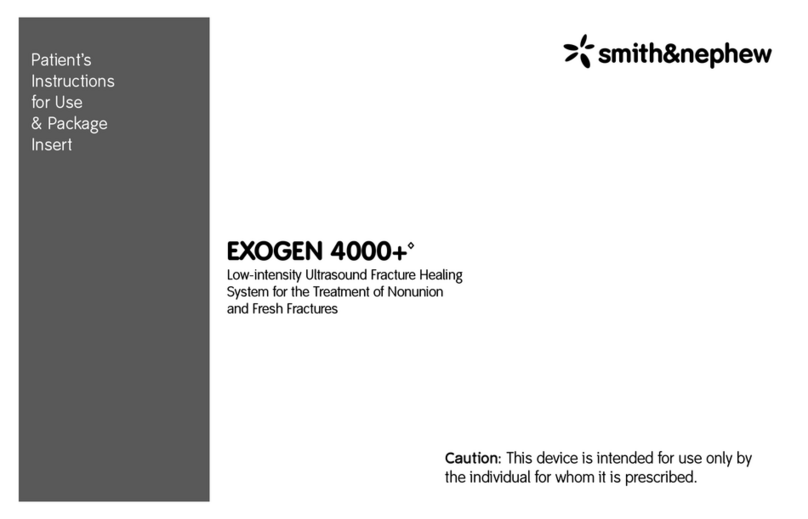 Smith & Nephew EXOGEN 4000+ Patient's Instructions for Use & Package Insert Smith & Nephew EXOGEN 4000+ Patient's Instructions for Use & Package Insert