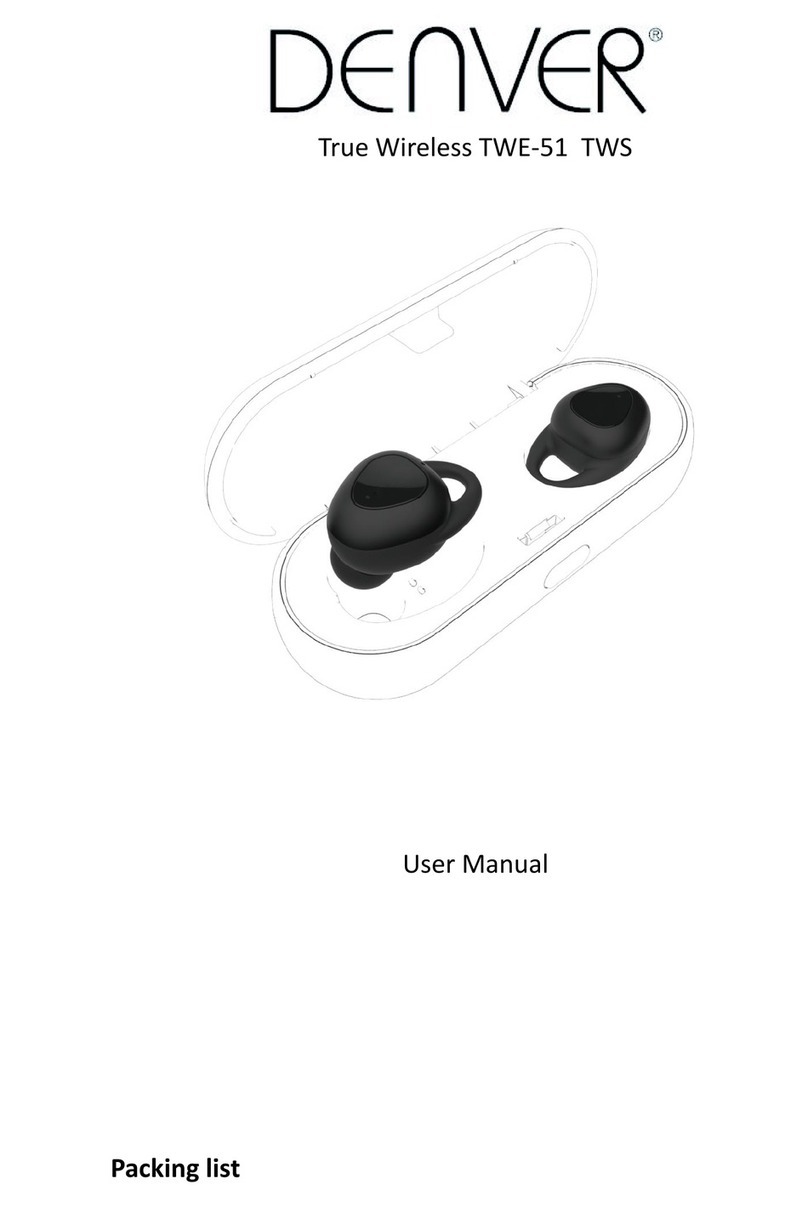 Denver True Wireless TWE-51 user manual