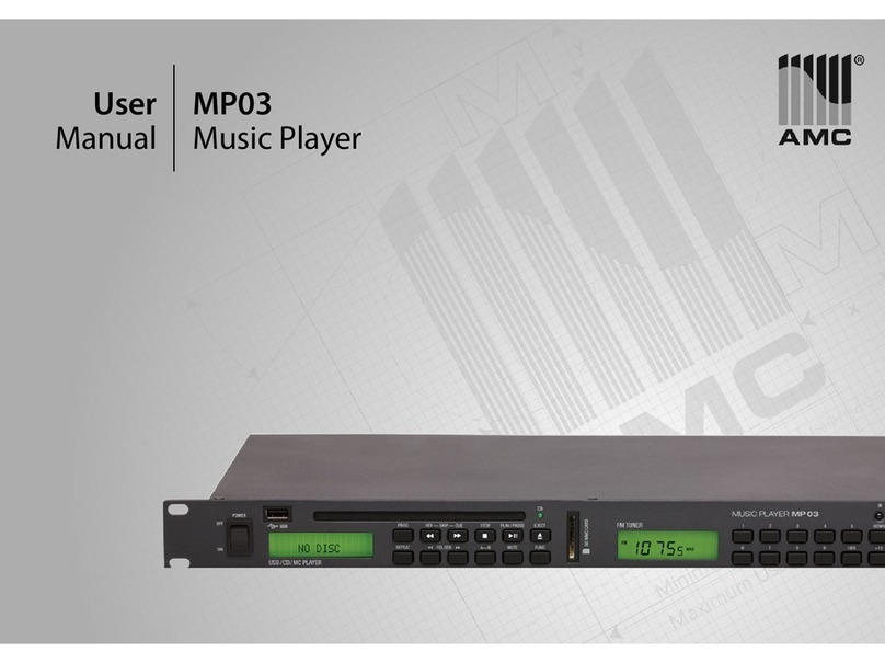 AMC MP 03 User manual