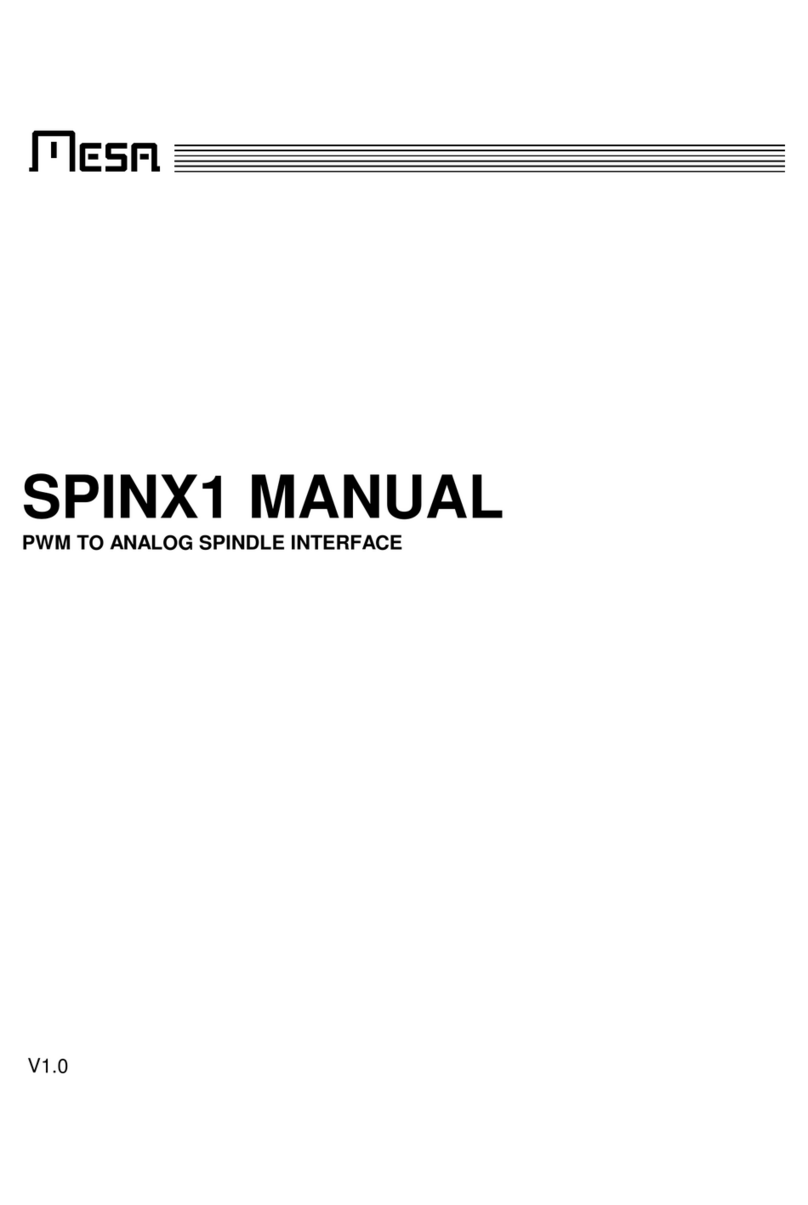 Mesa SPINX1 User manual
