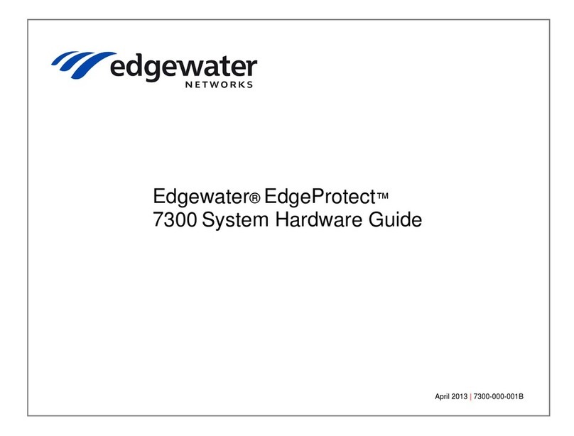 Edgewater Networks EdgeProtect 7300 Hardware guide