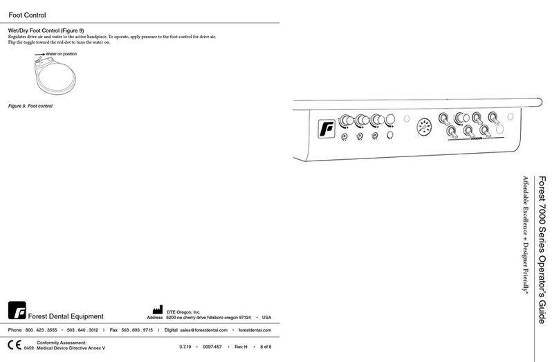 Forest Dental 7000 Series Operator's guide Forest Dental 7000 Series Operator's guide