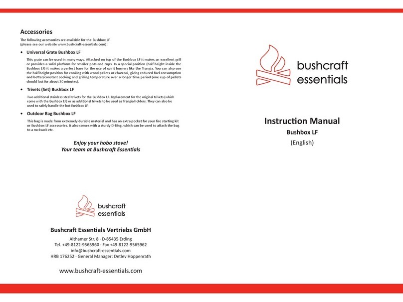 Bushcraft Essentials Bushbox LF instruction manual