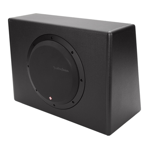 Rockford Fosgate Punch P300-8P User manual