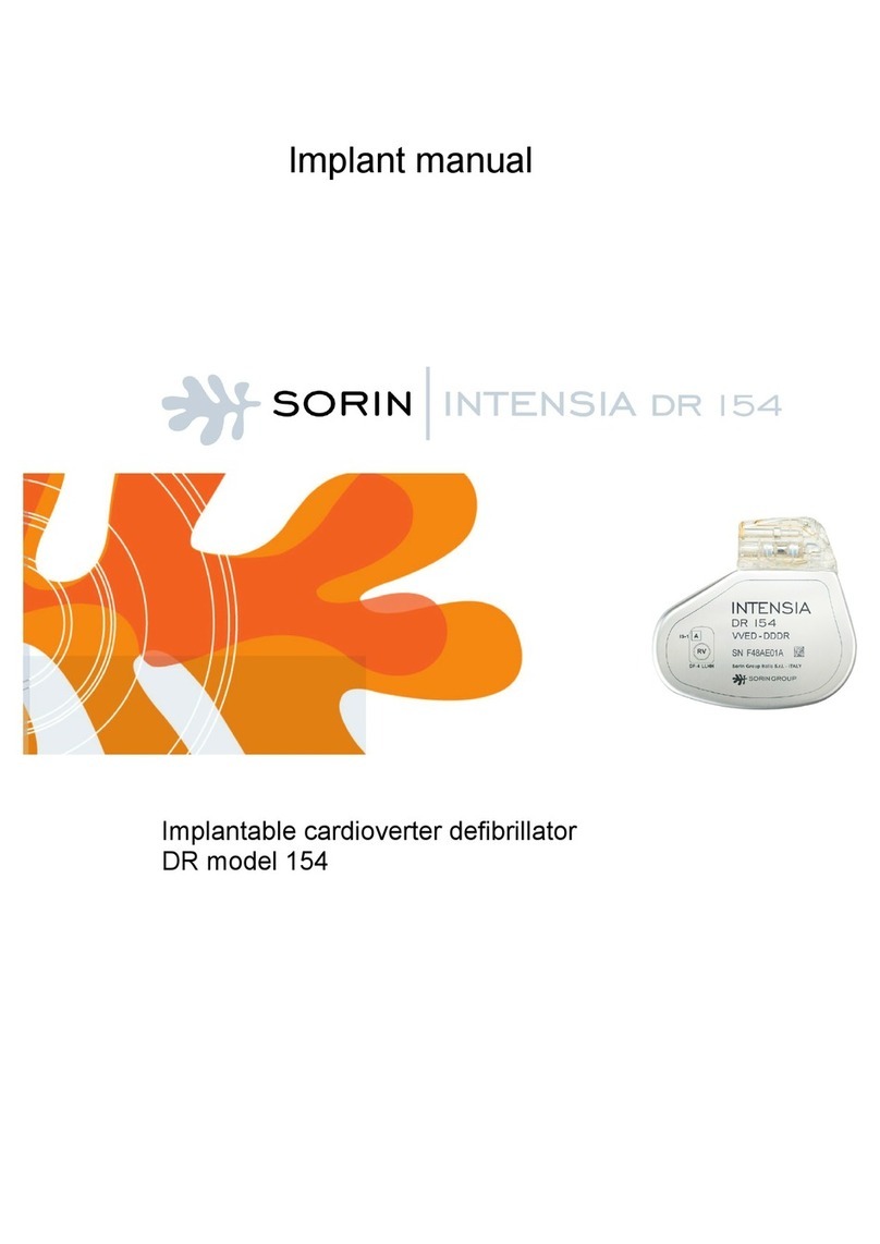sorin Intensia DR 154 Implant manual
