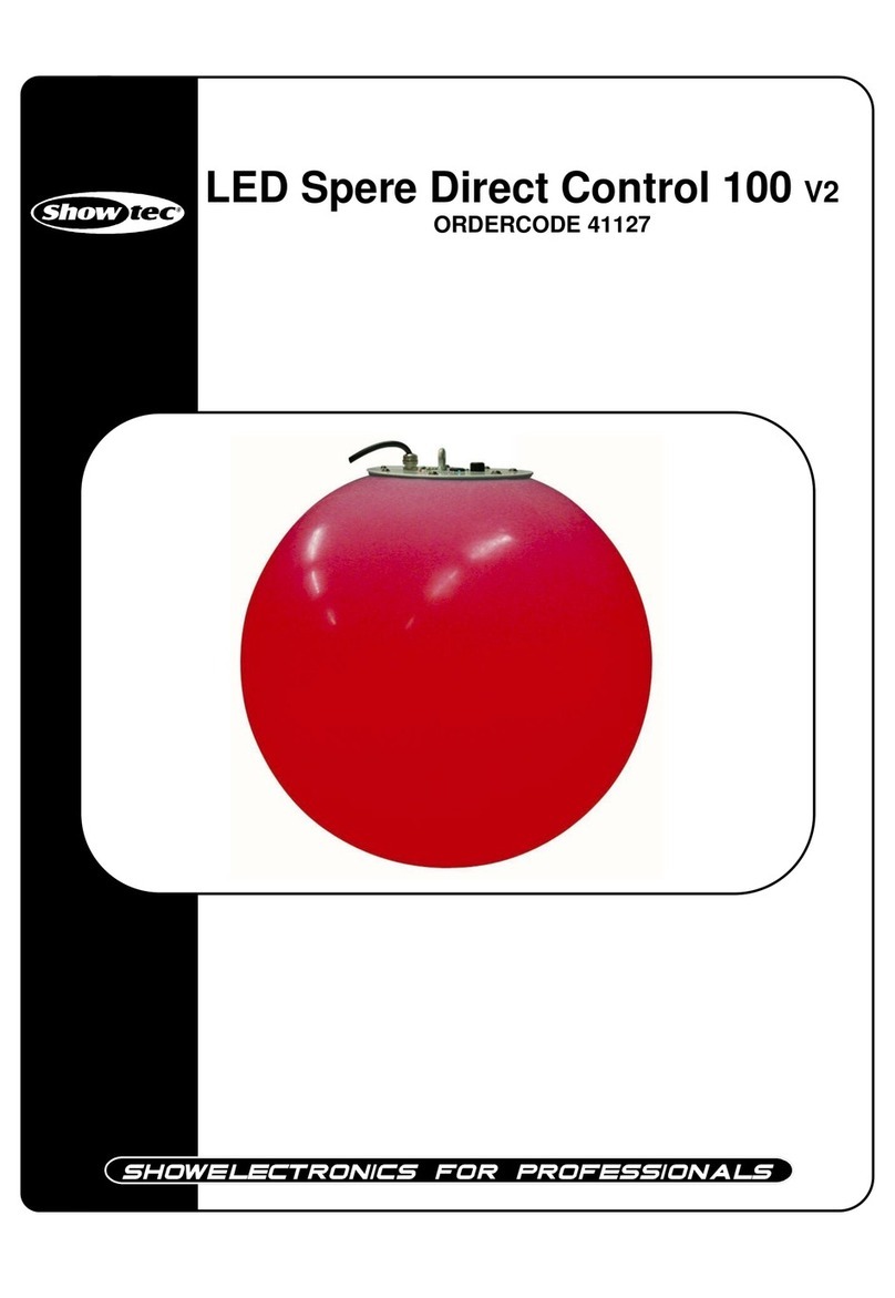 Show Tec LED Sphere Direct Control 100 V2 User manual