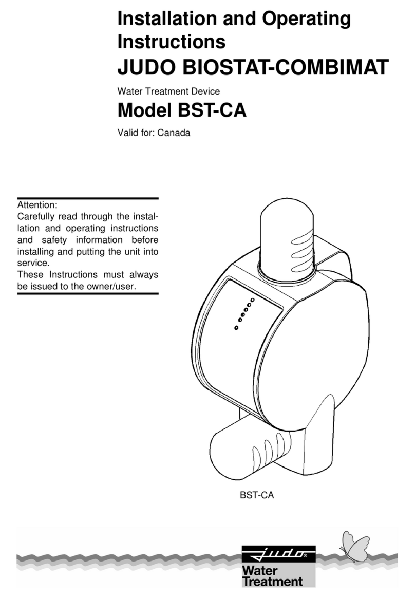 Judo BIOSTAT-COMBIMAT BST-CA Installation and operating instructions