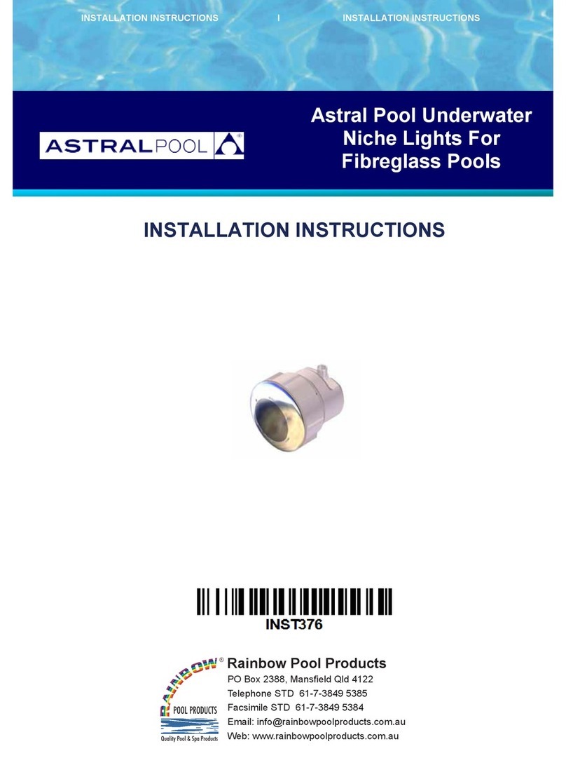 Astral Pool SLX installation instructions Astral Pool SLX installation instructions