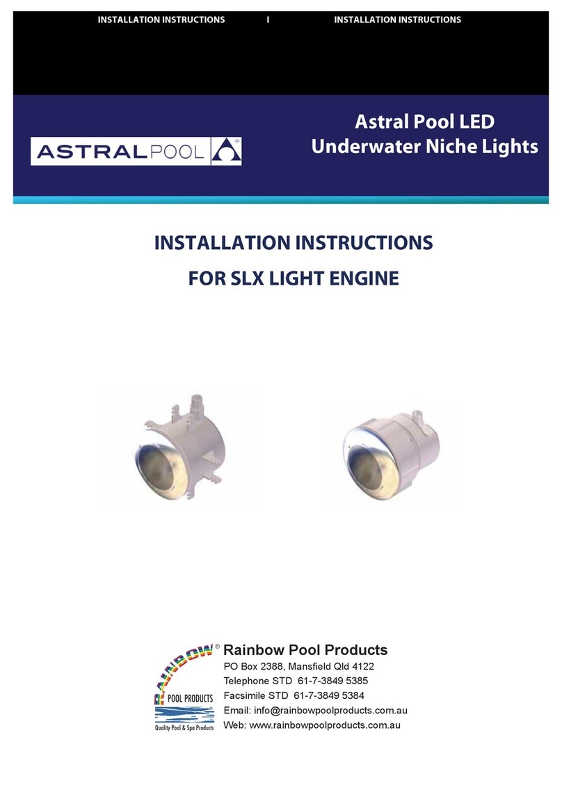 Astral Pool SLX User manual