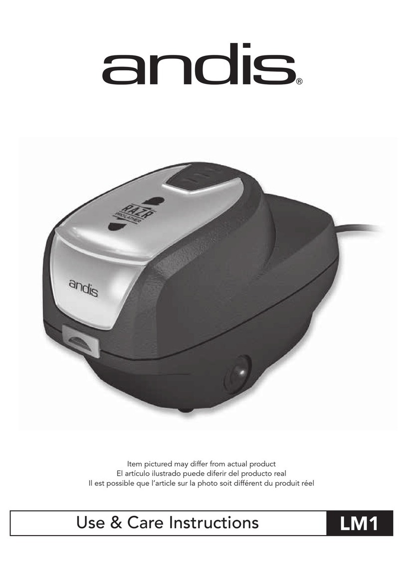 Andis LM1 Use & care instructions