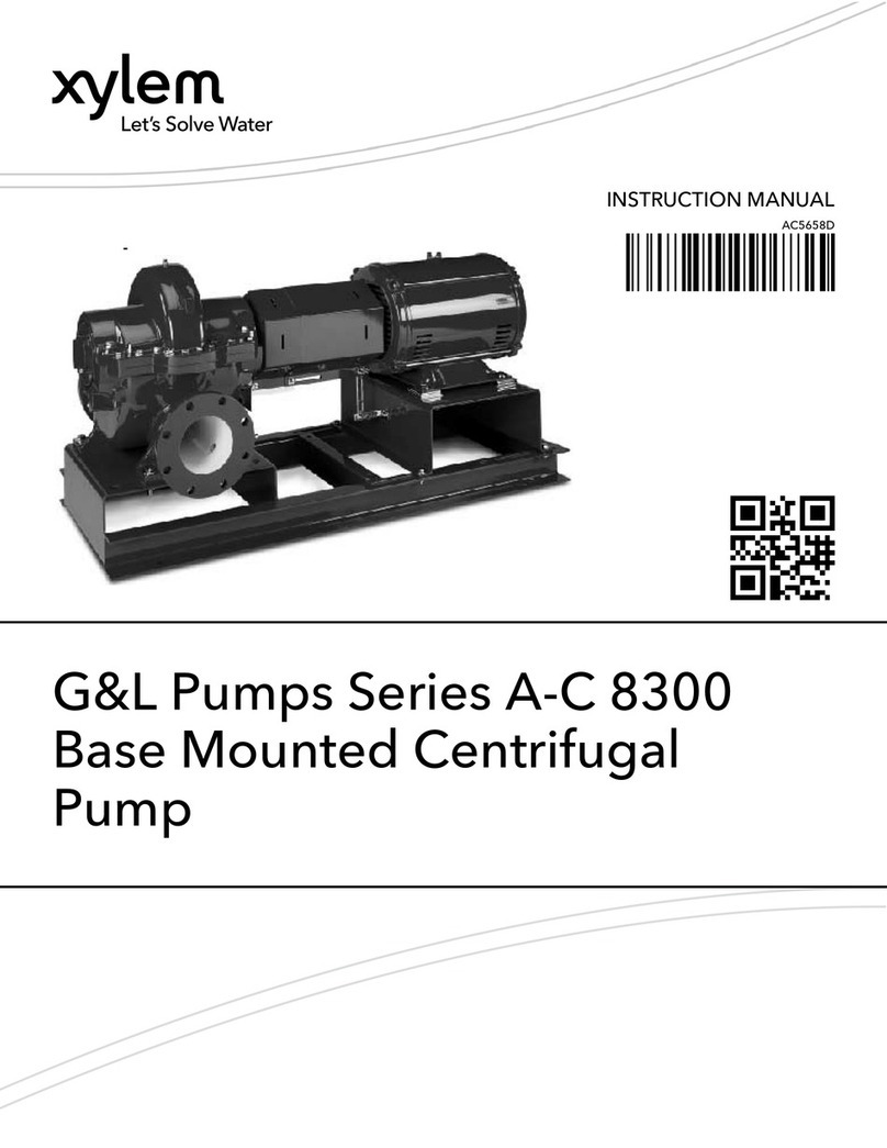 Xylem G&L A-C 8300 Series instruction manual