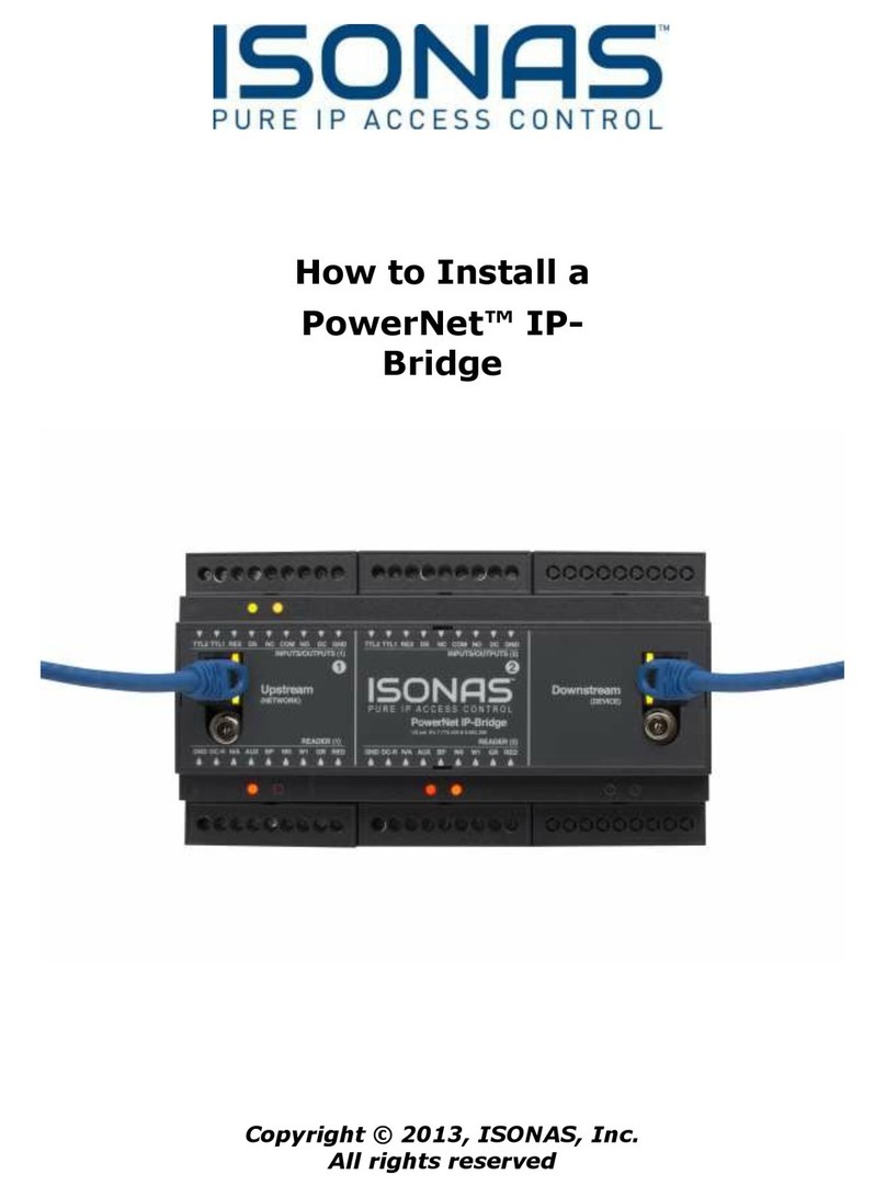Isonas PowerNet IP-Bridge-2 installation guide