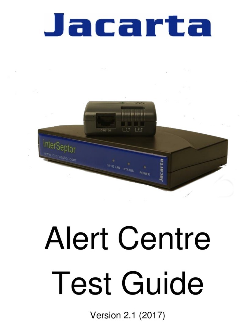 jacarta SP8 User manual