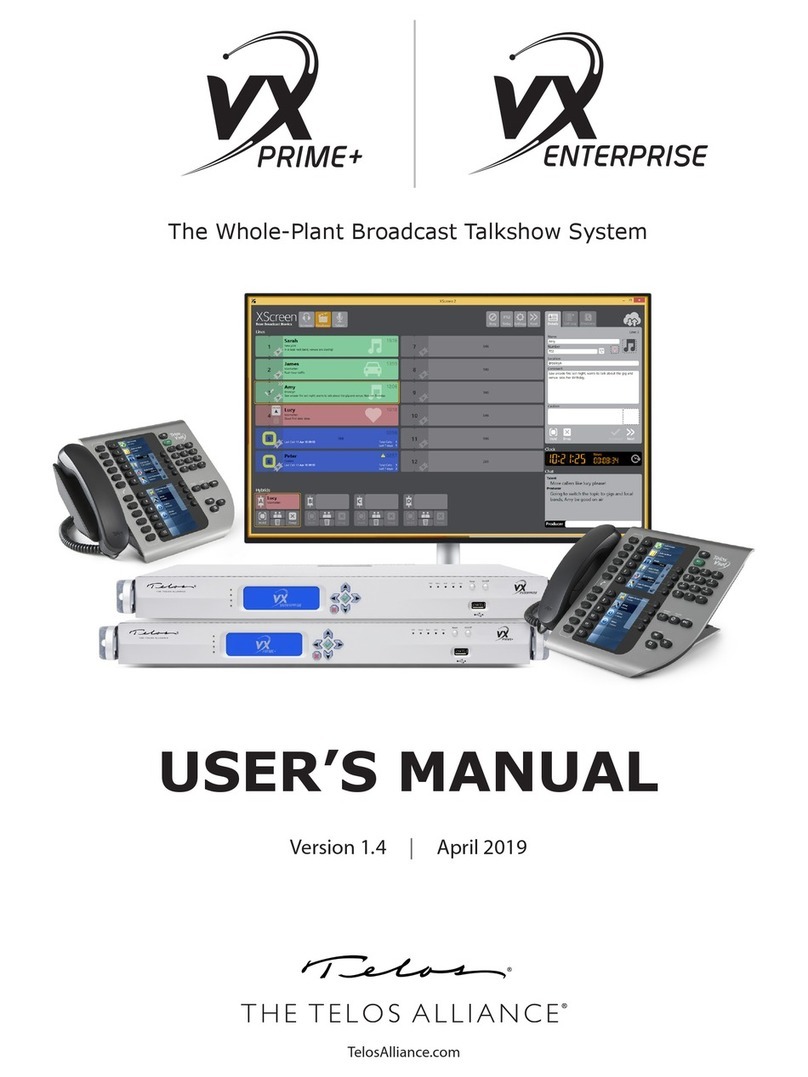 Telos Alliance VX Prime+ user manual