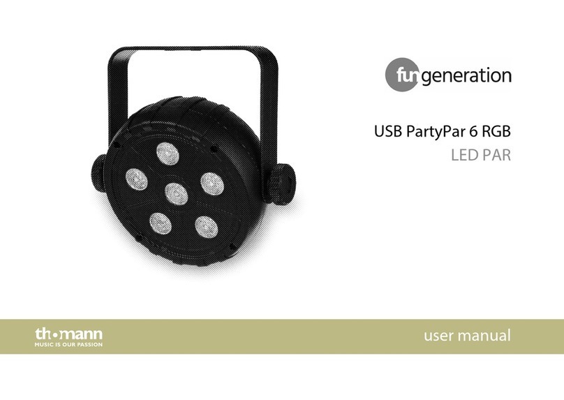 Fun Generation USB PartyPar 6 RGB user manual