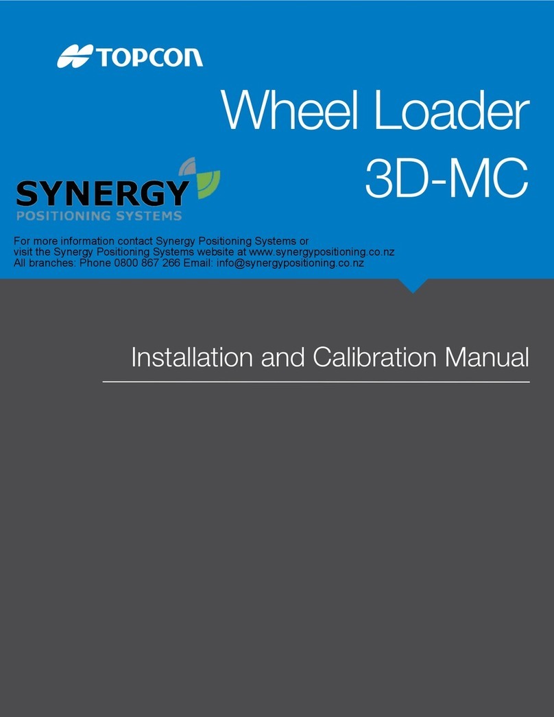 Topcon 3D-MC Use and care manual