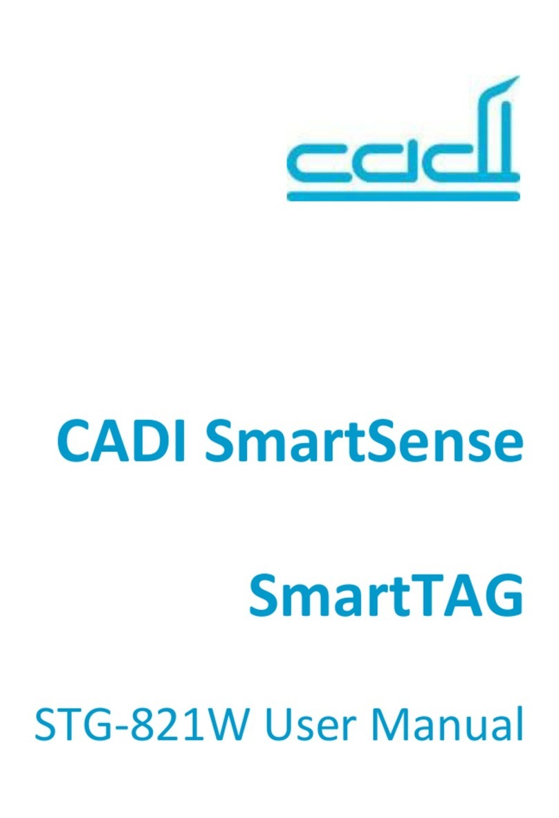 Cadi SmartSense SmartTAG STG-821W user manual