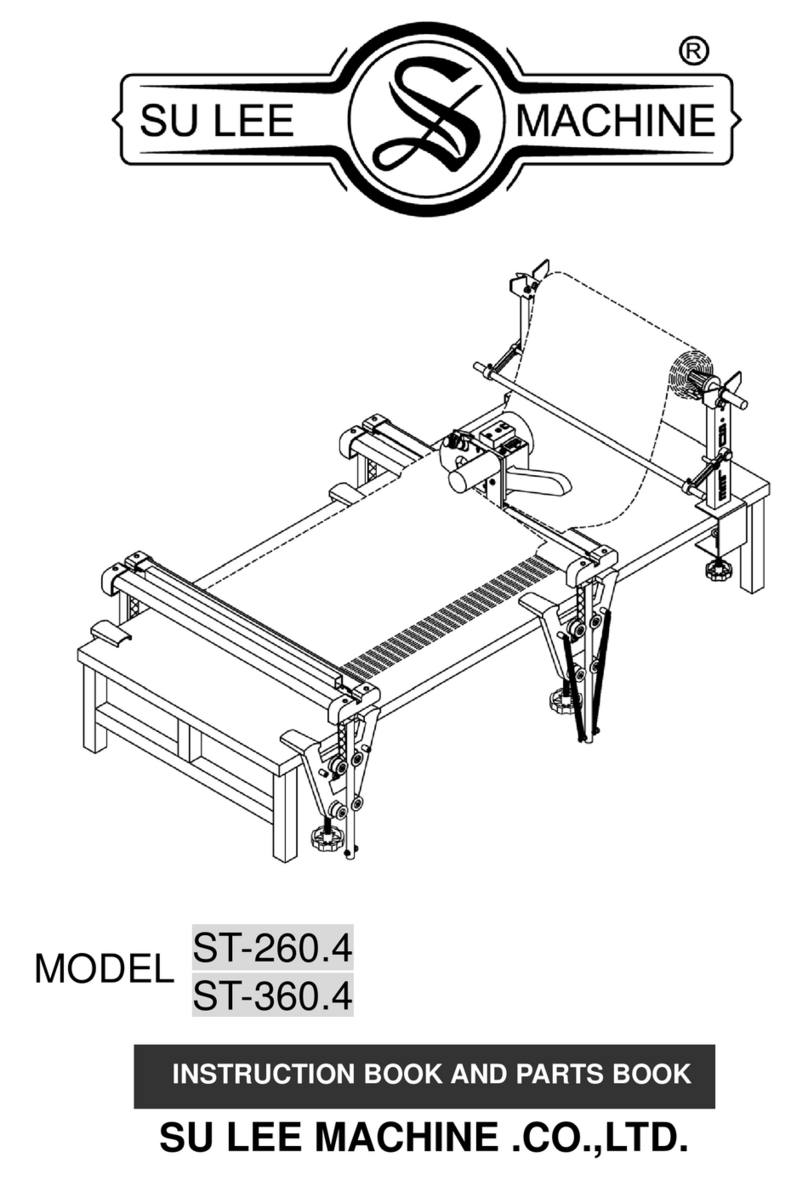 SU LEE MACHINE ST-360.4 INSTRUCTION BOOK AND PARTS BOOK