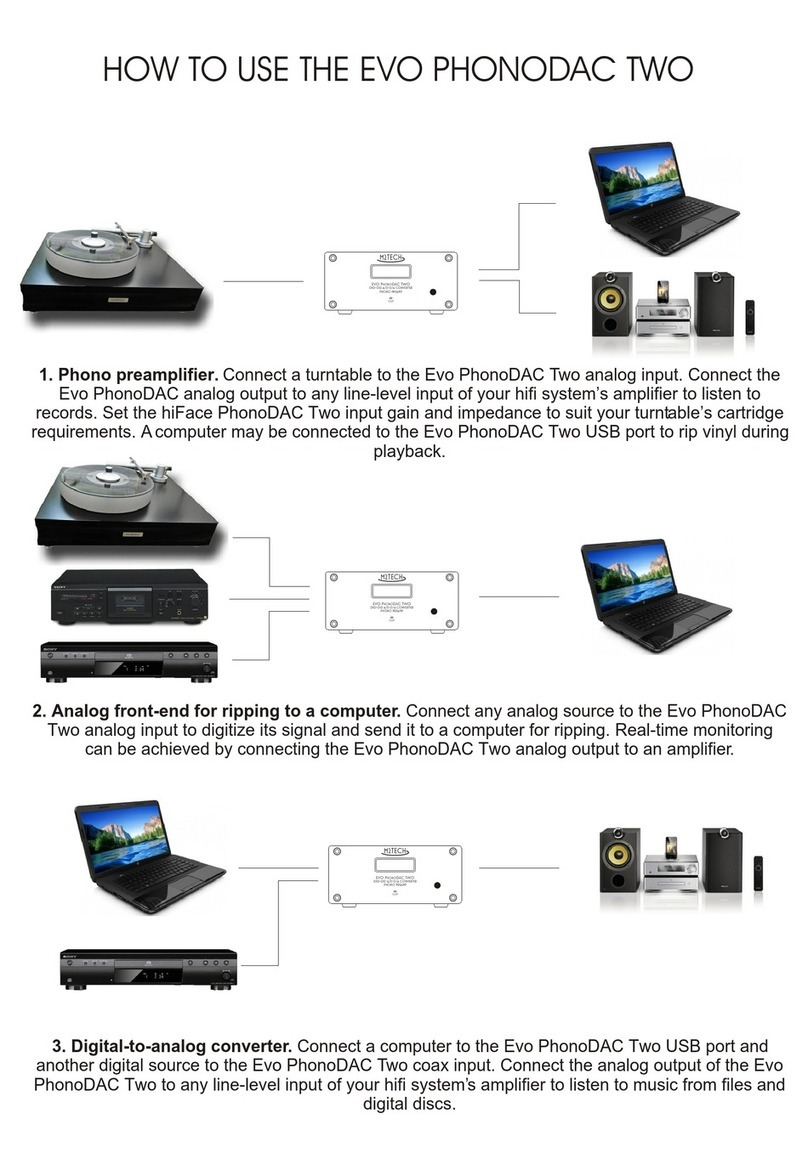 M2TECH EVO PHONODAC TWO How to use