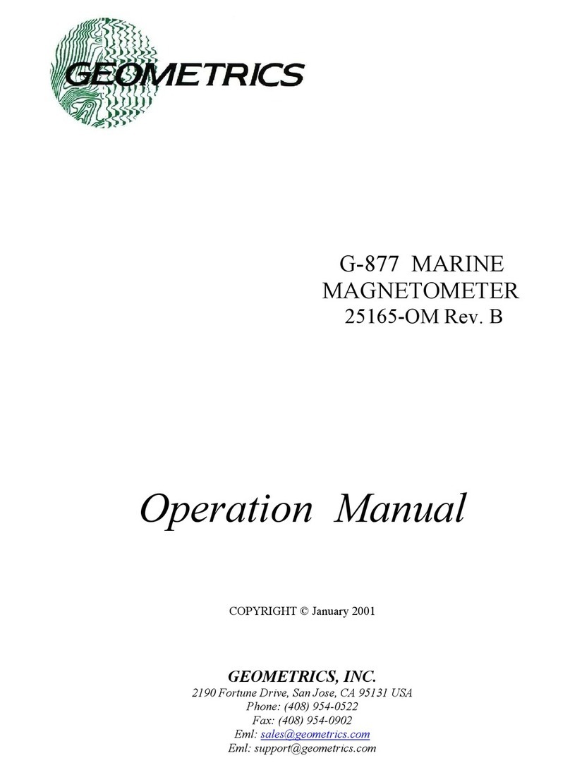 Geometrics G-877 User manual